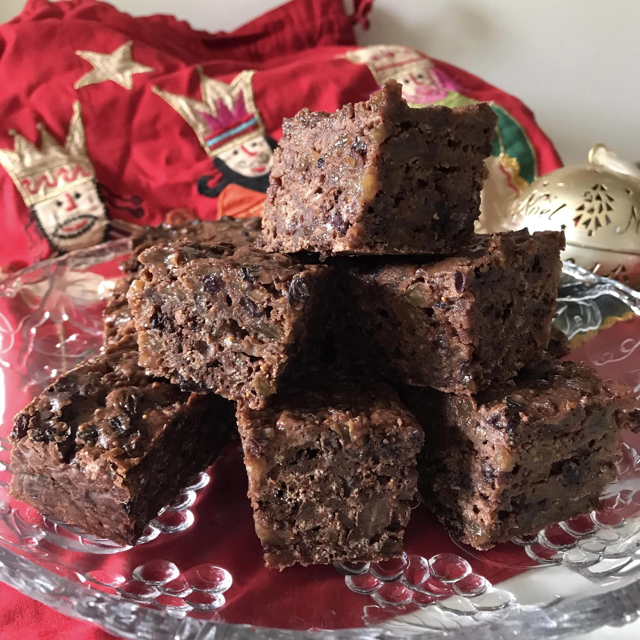 Double Chocolate Christmas Cake