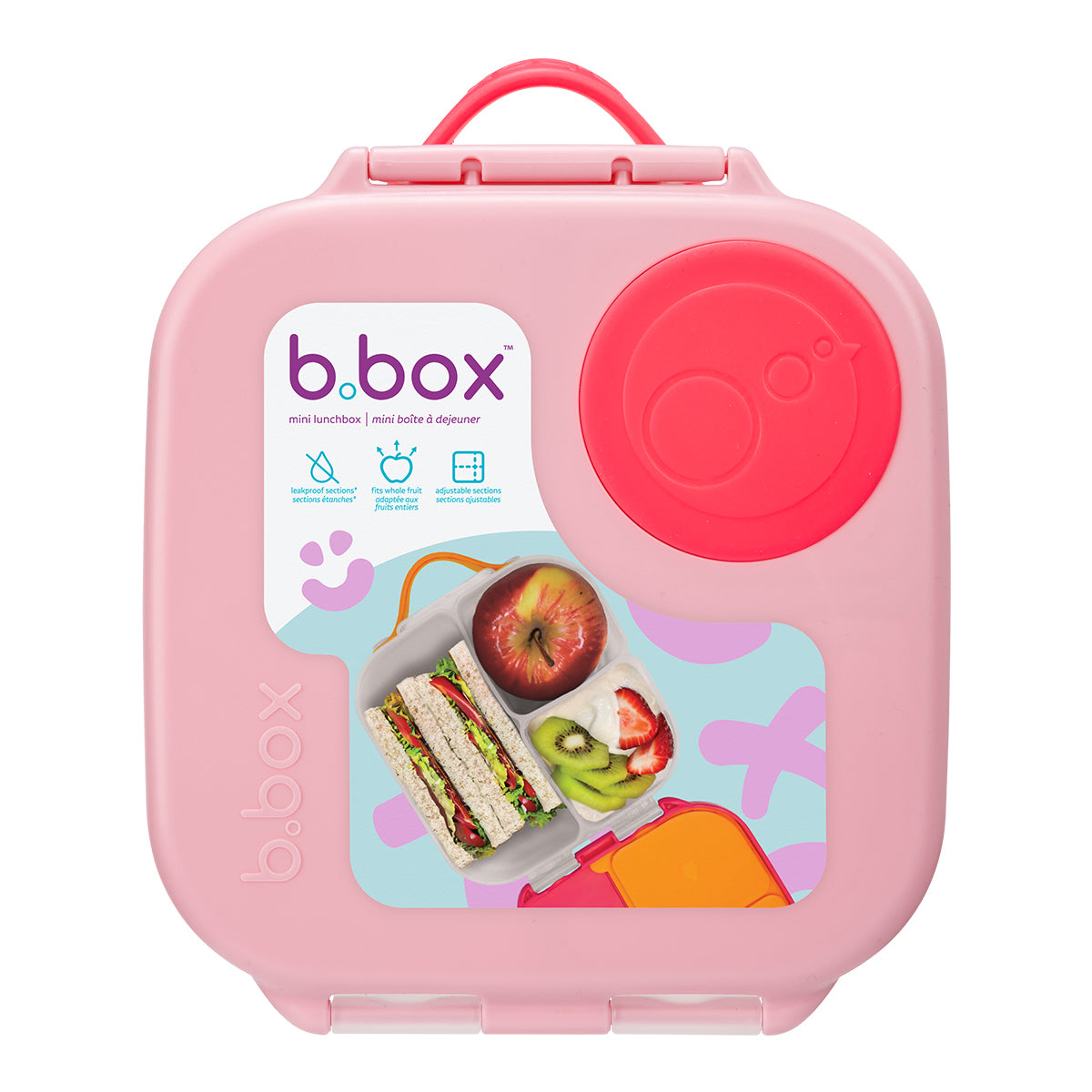 b.box Mini Lunchbox Flamingo Fizz