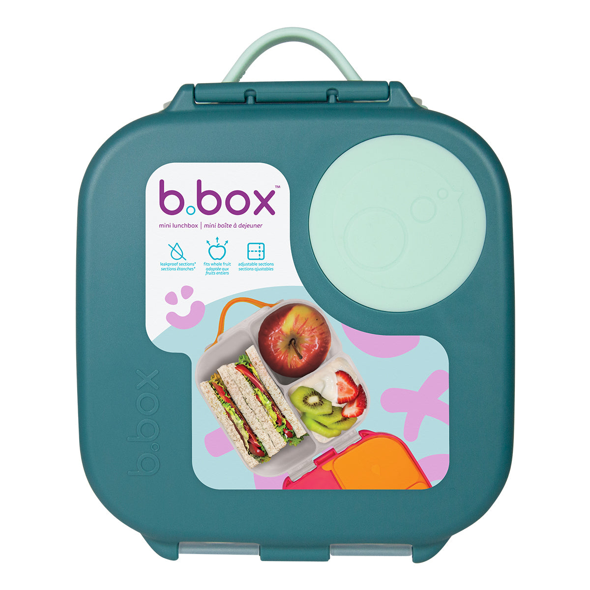 b.box Mini Lunchbox Emerald Forest