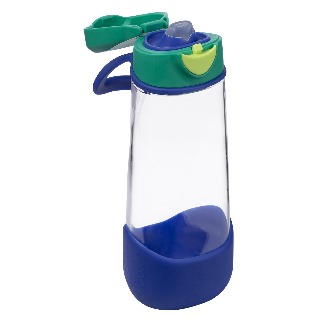 b.box 600ml Tritan Sport Spout Bottle Electric Jungle