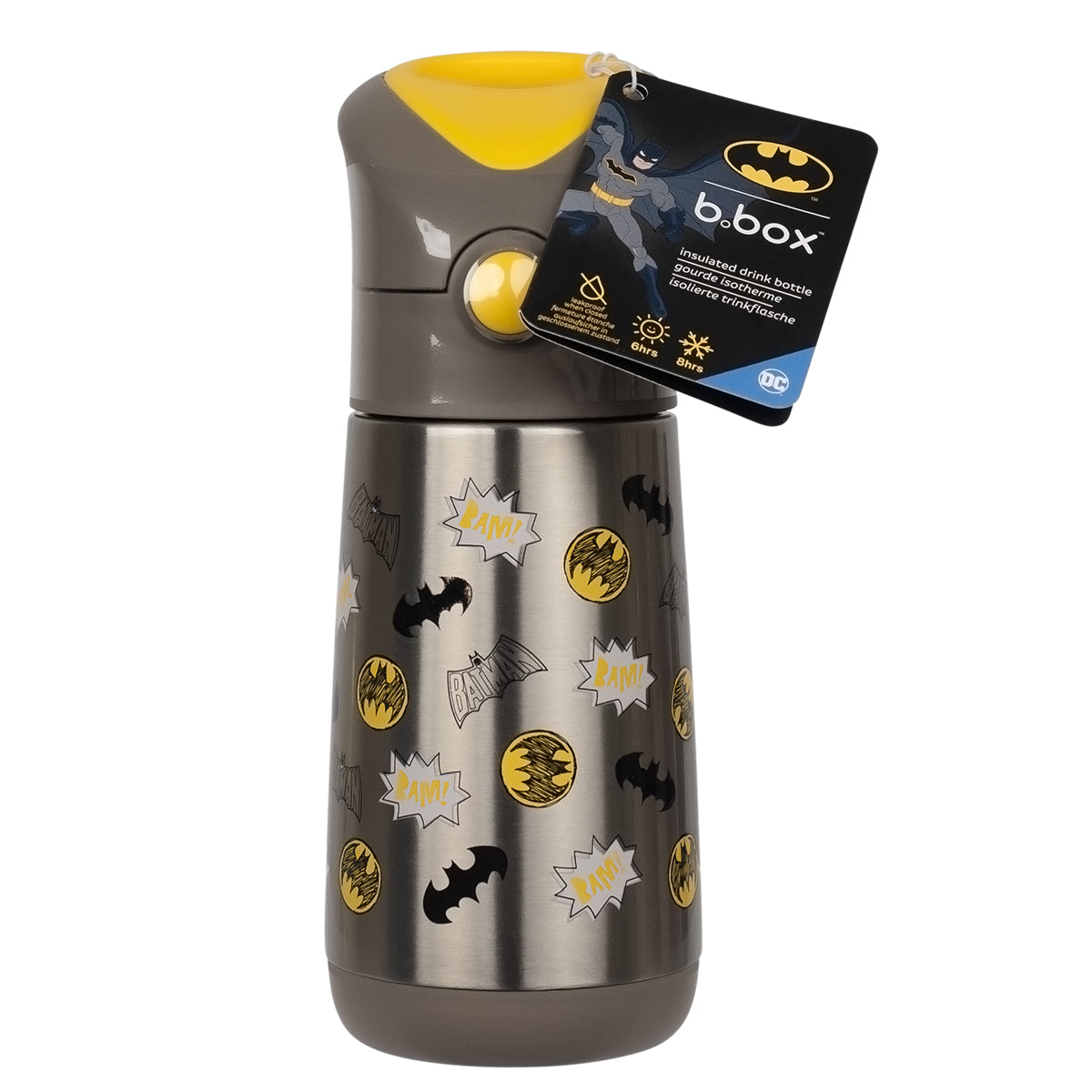 b.box Insulated Water Bottle 350ml - Batman