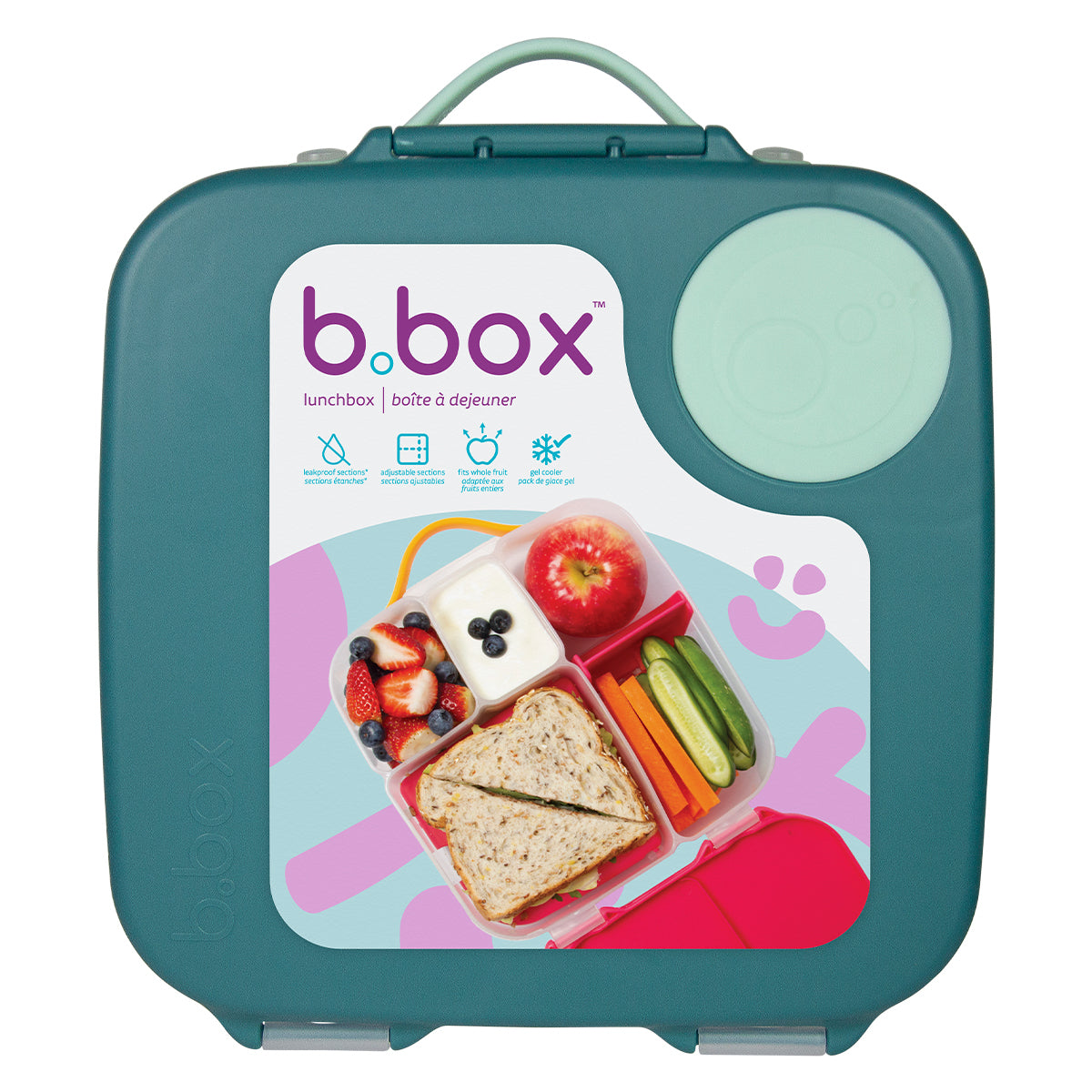 b.box Lunchbox 2lt Emerald Forest
