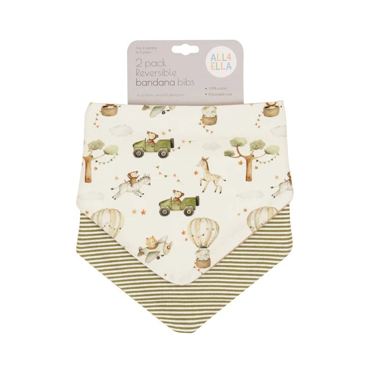 All4ella Bandana Bibs 2pk
