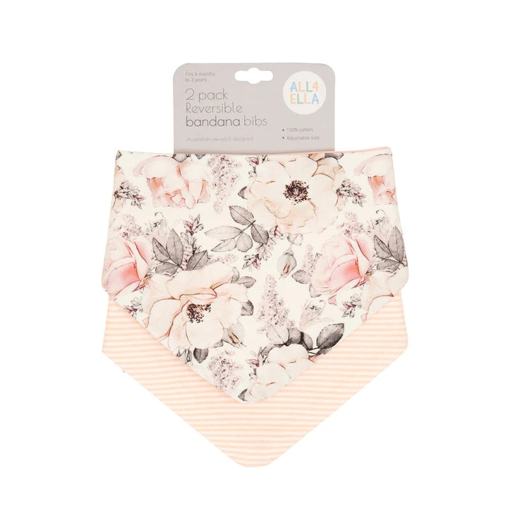 All4ella Bandana Bibs 2pk