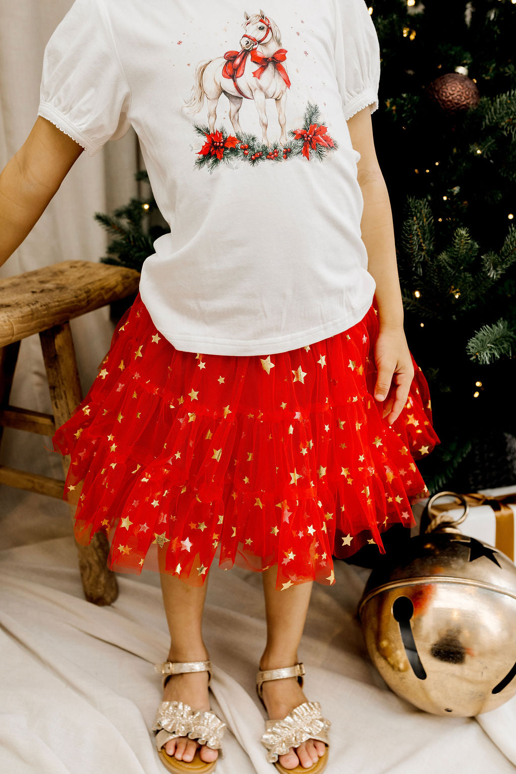Confetti Kidz Mistletoe Starlight Pony Bamboo Tee