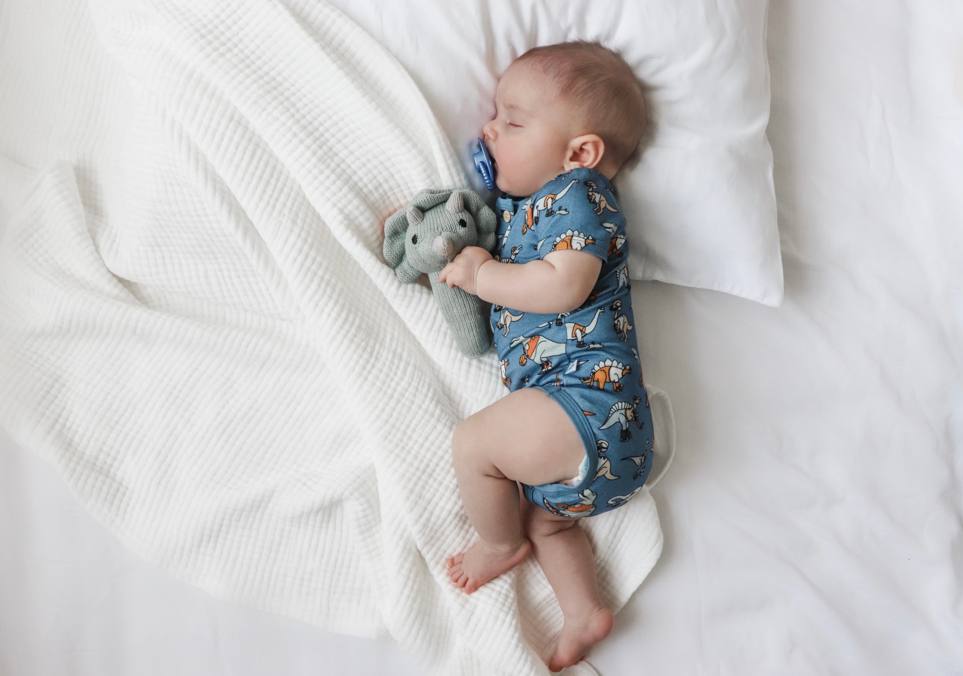 Confetti Kidz Sleeveless Romper - Sporty Dino