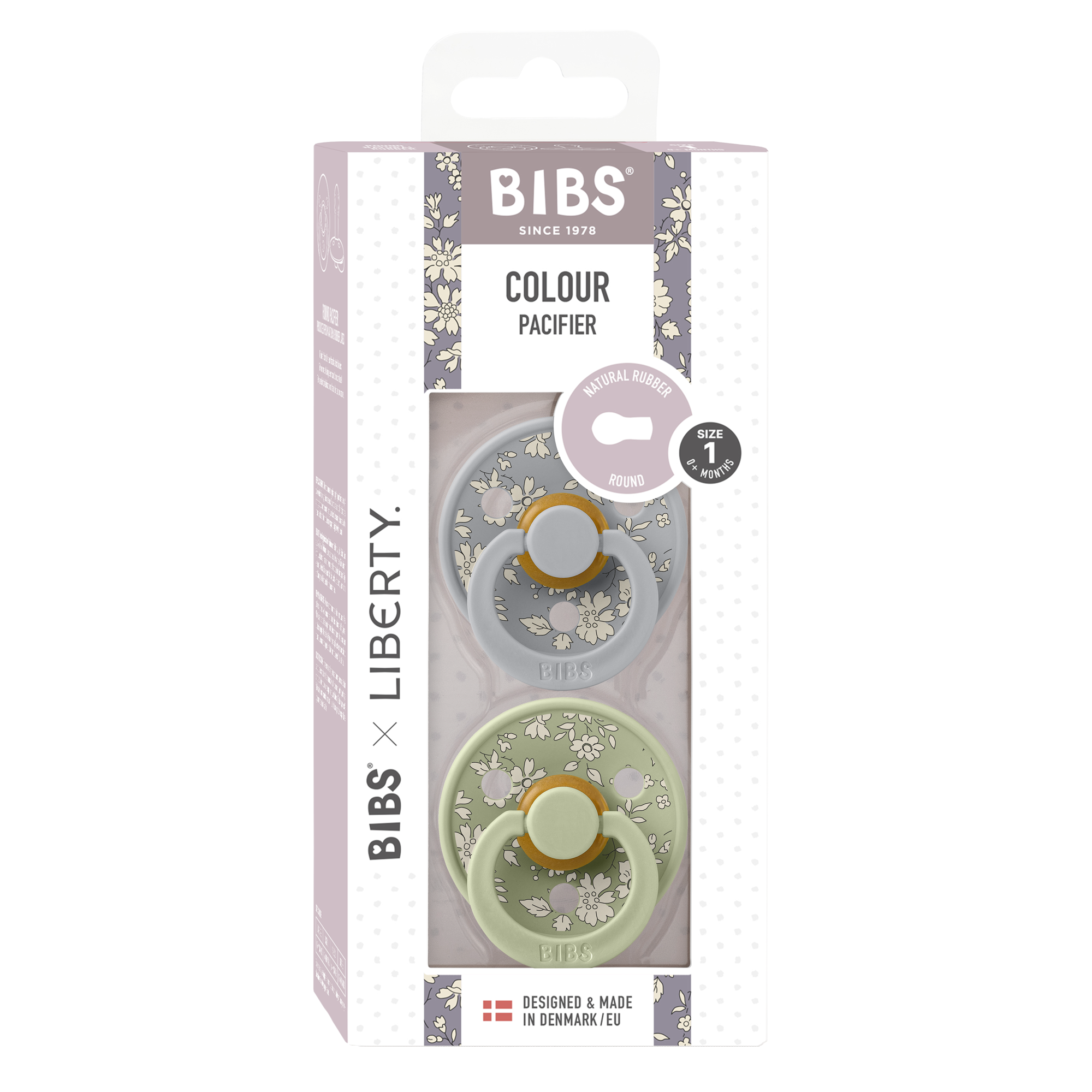 Bibs Dummies Liberty Collection Size 1