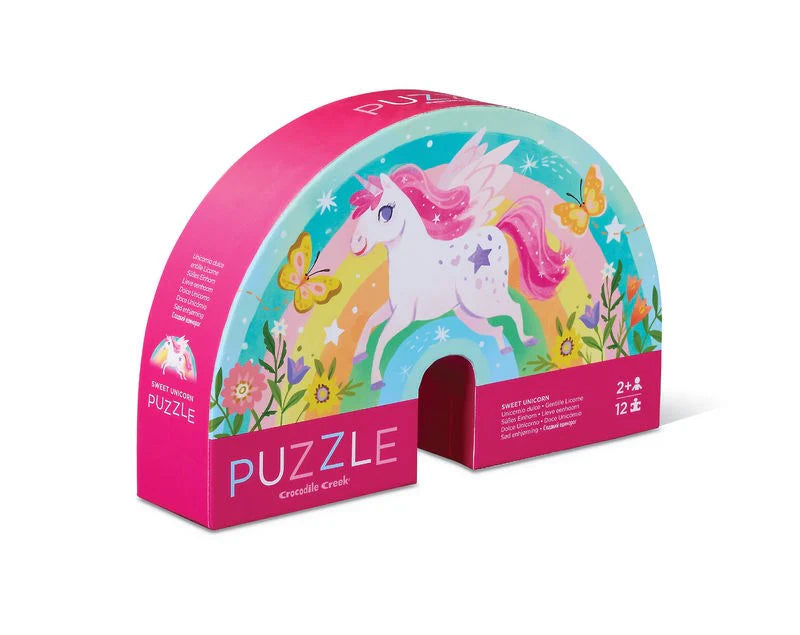 Crocodile Creek Mini Puzzle - Sweet Unicorn