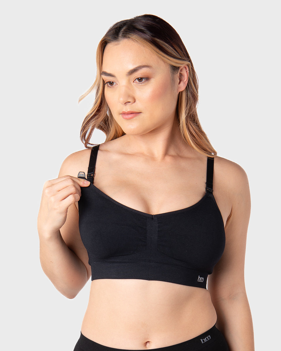 Hotmilk My Necessity 2.0 Flexfit Busty Nursing Bra Black