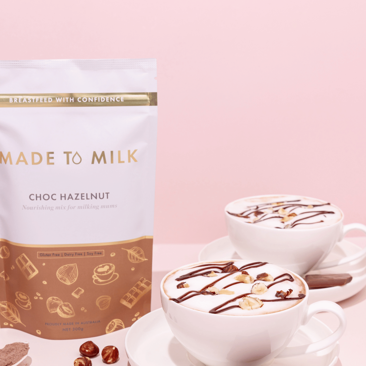 Made to Milk Choc Hazelnut Lactation Drink Mix