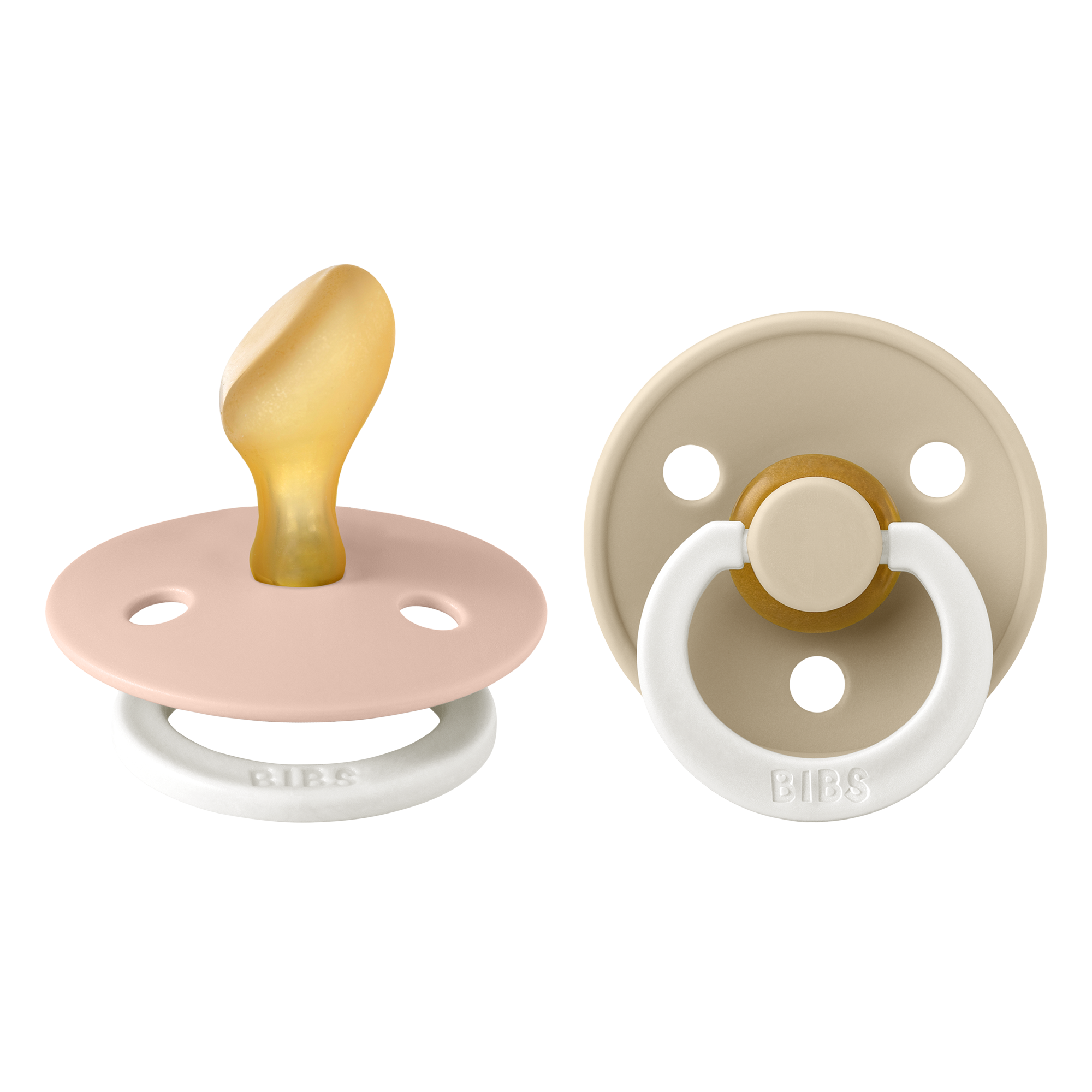 Bibs Dummies Colour Collection - Anatomical/latex Size 2