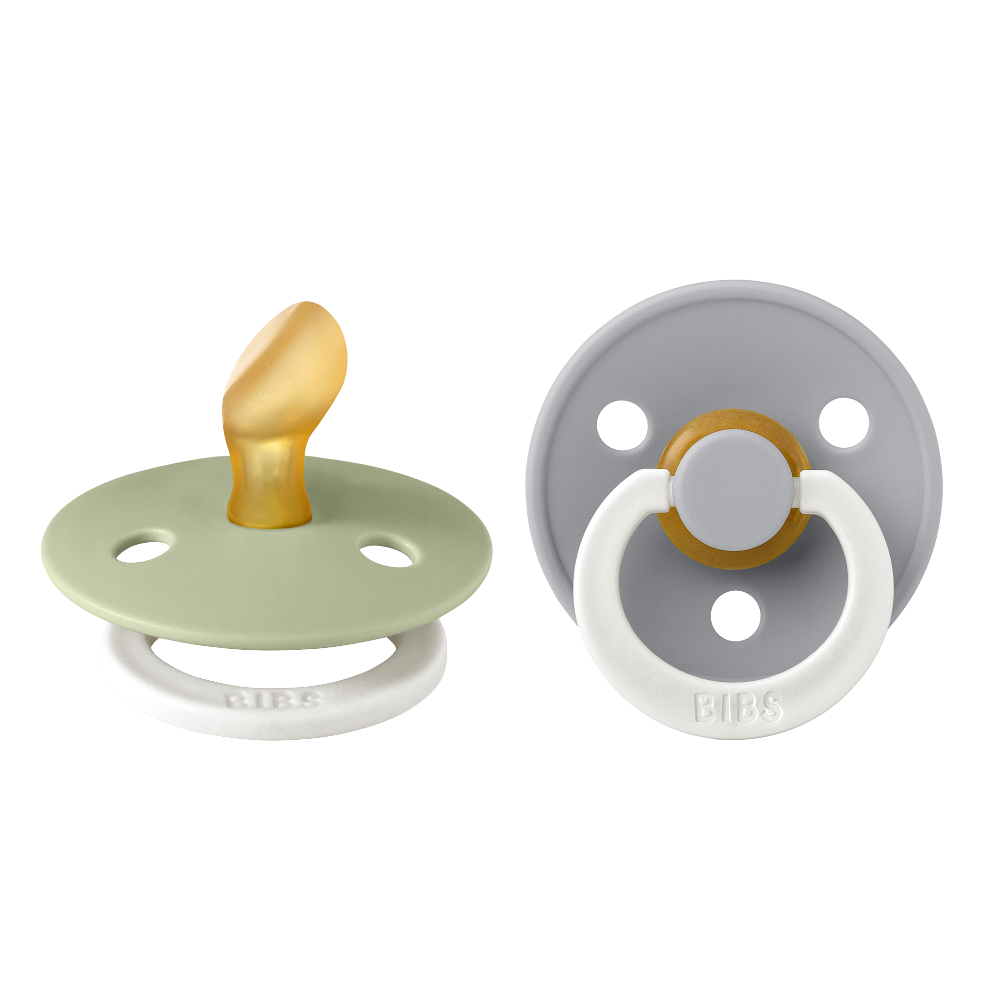 Bibs Dummies Colour Collection - Anatomical/latex Size 2