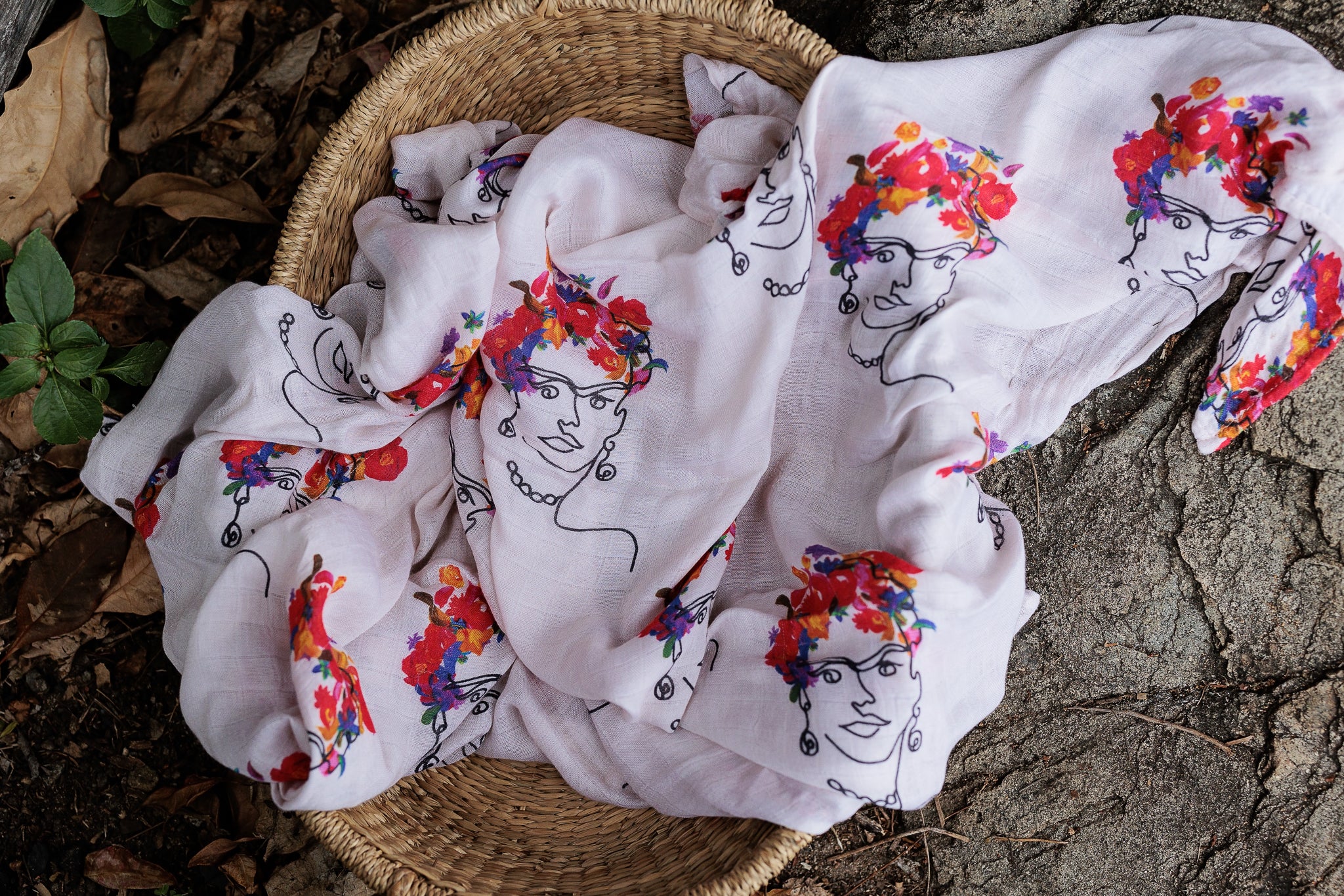 Treehouse Lane Designs Frida Bamboo Muslin Wrap