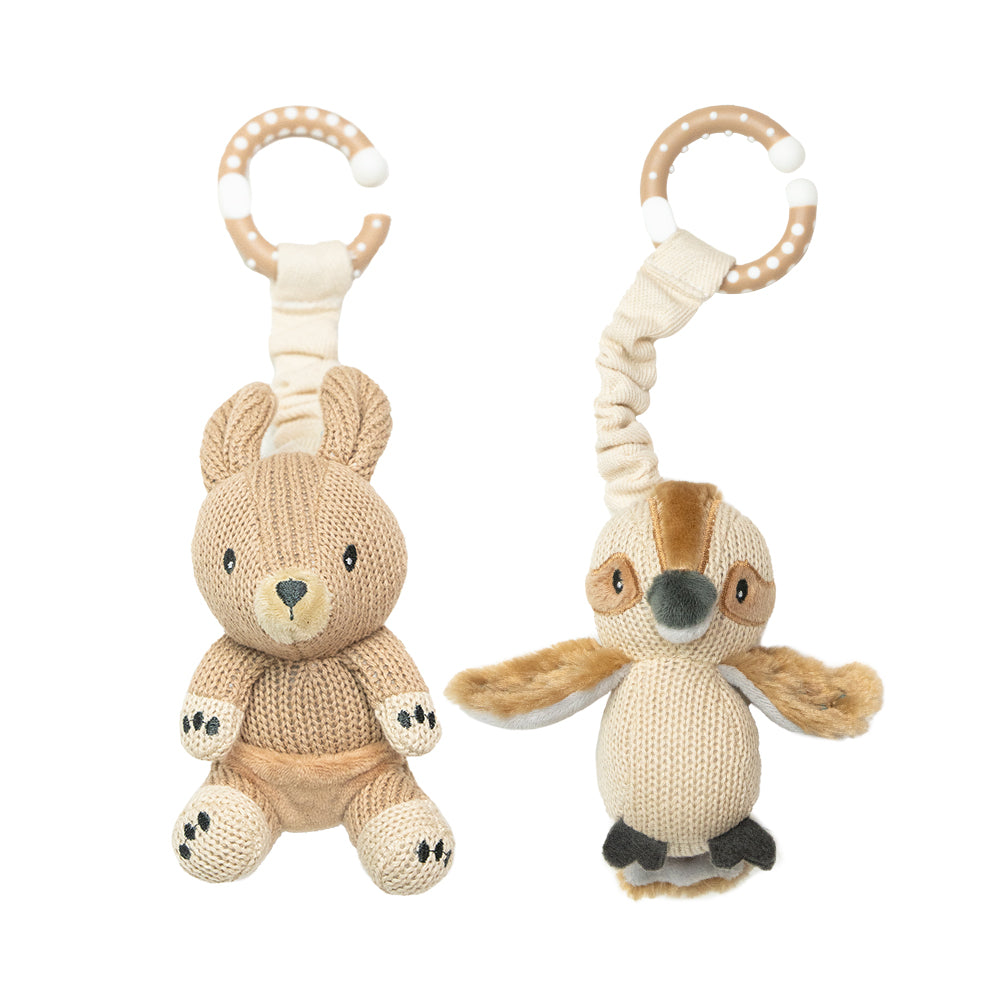 2pk Babies Whimsical Stroller Toys