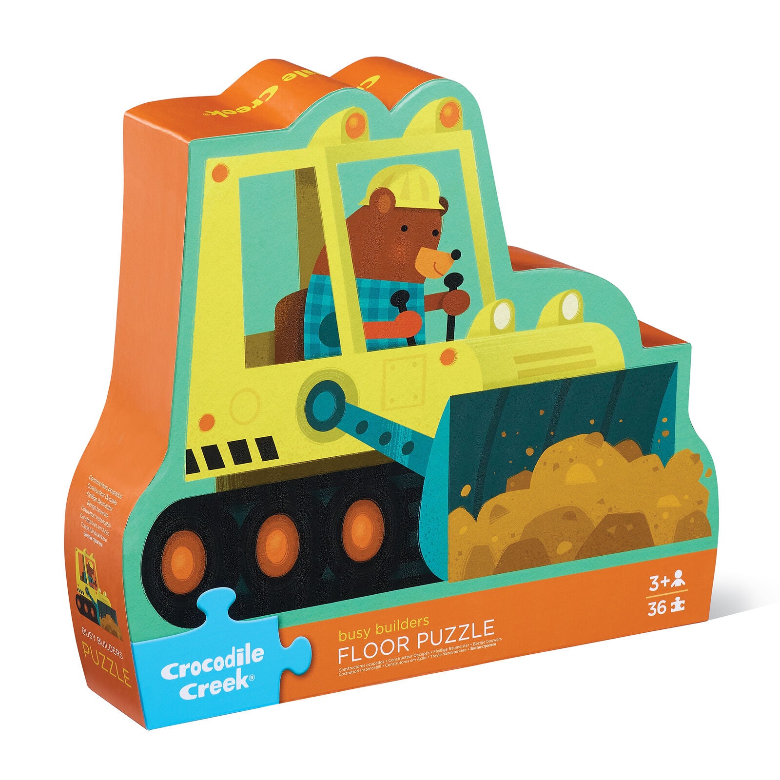 Crocodile Creek Classic Floor Puzzle 36pc Busy Builders