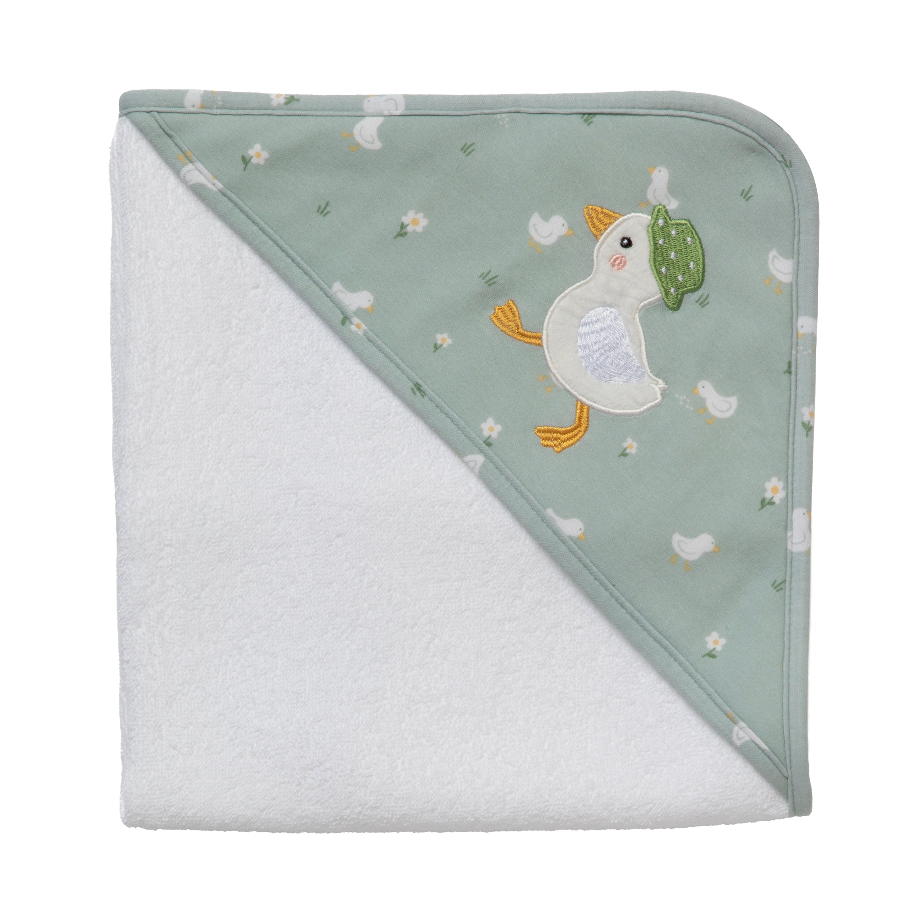 Living Textiles Hooded Towel - Goosey Goosey