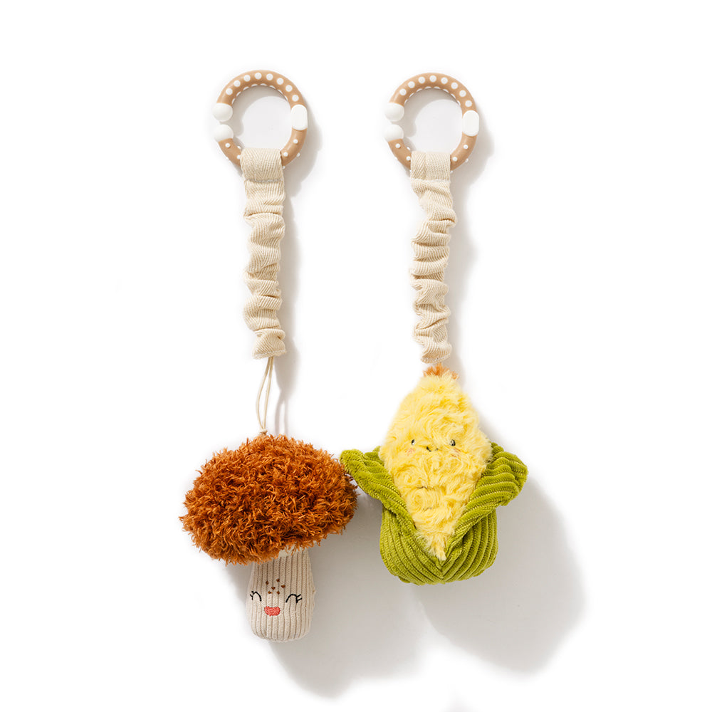 Living Textiles 2pk Mini Market Brunch Stroller Toys