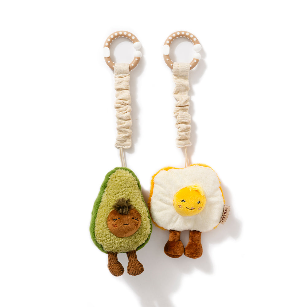Living Textiles 2pk Mini Market Brunch Stroller Toys