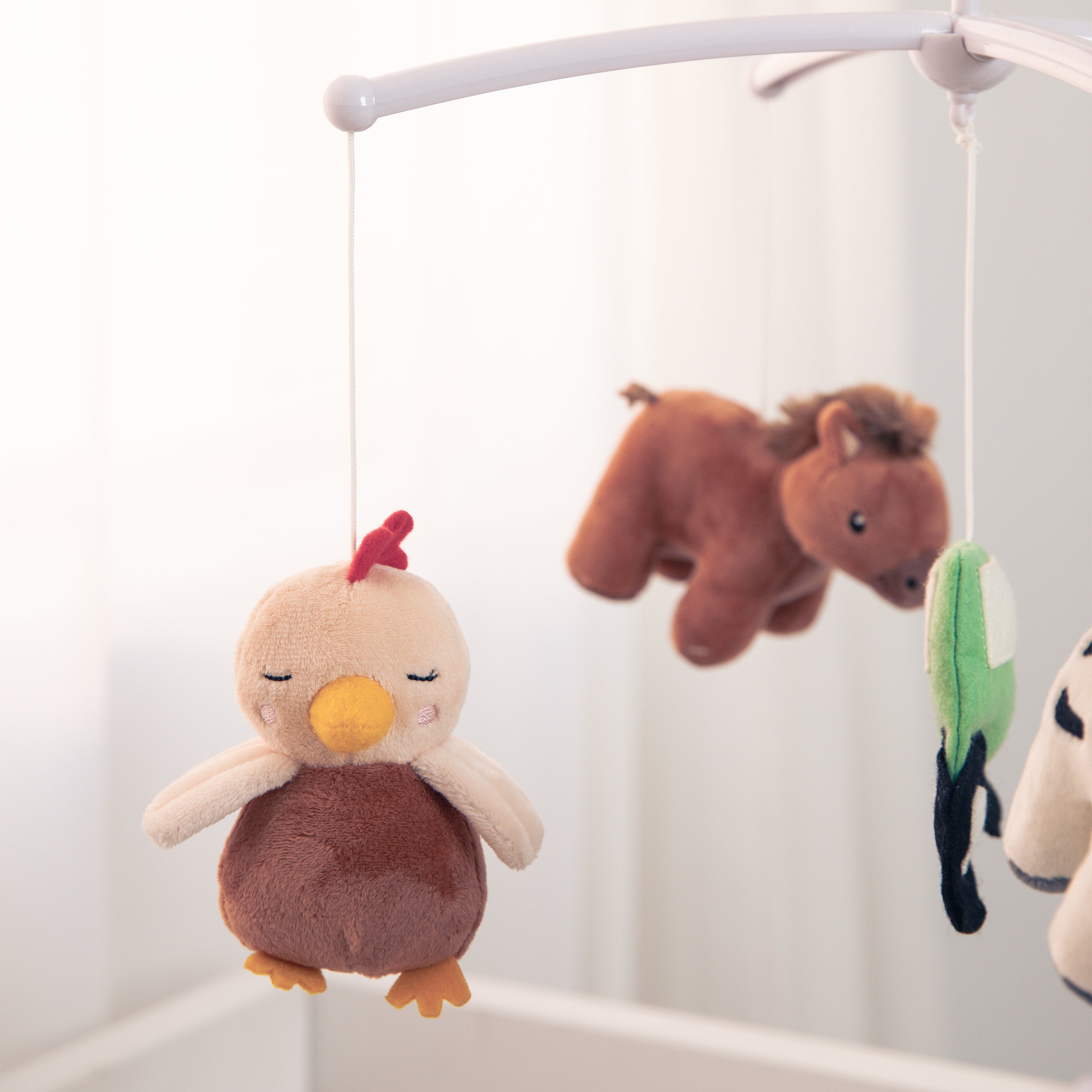 Living Textiles Musical Mobile Tractor Ride