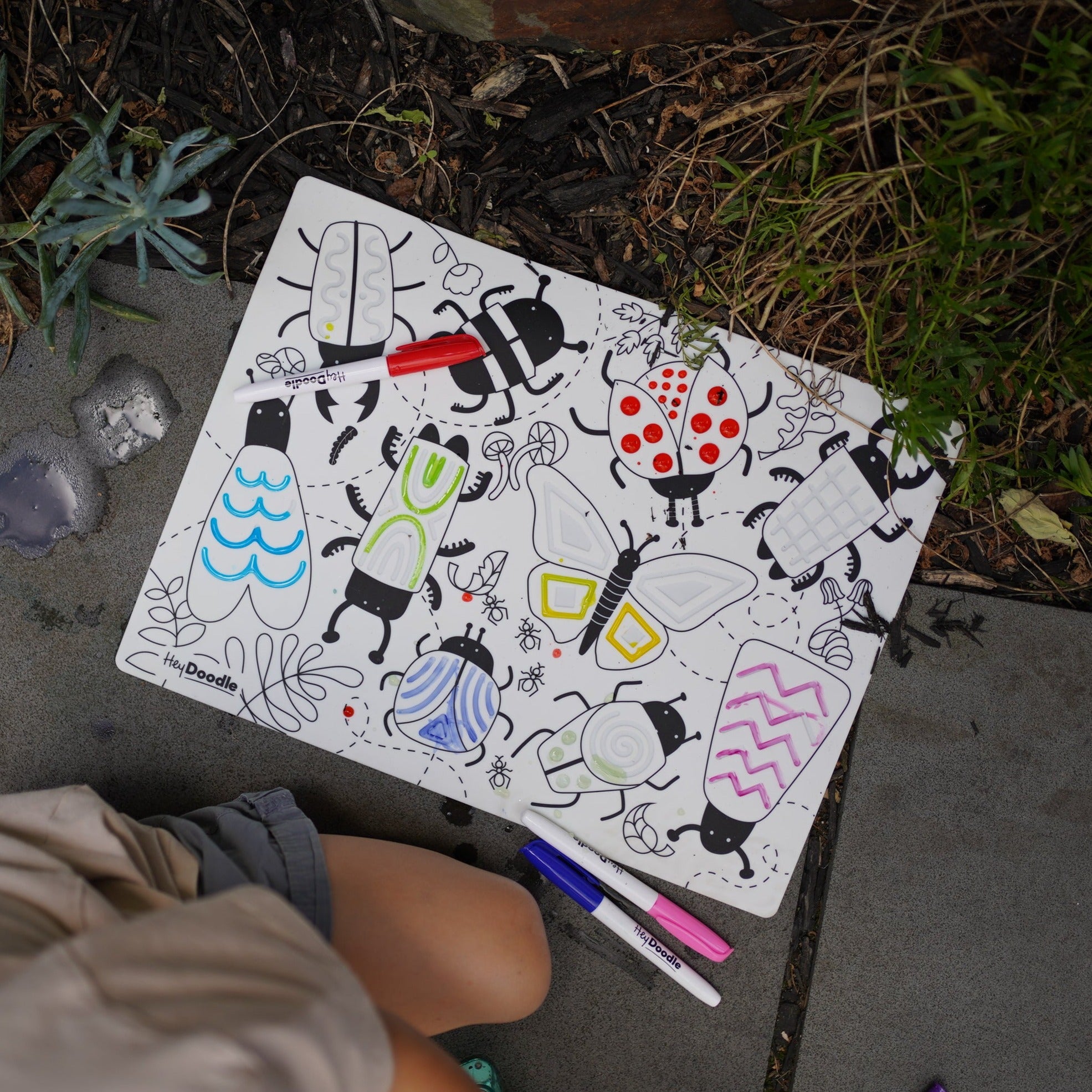 Hey Doodle - Busy Bugs Sensory Mat