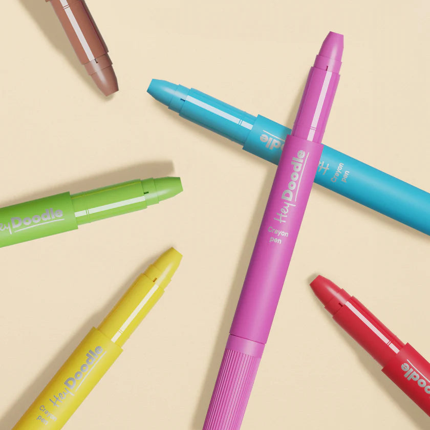 Hey Doodle Washable Crayons Pens