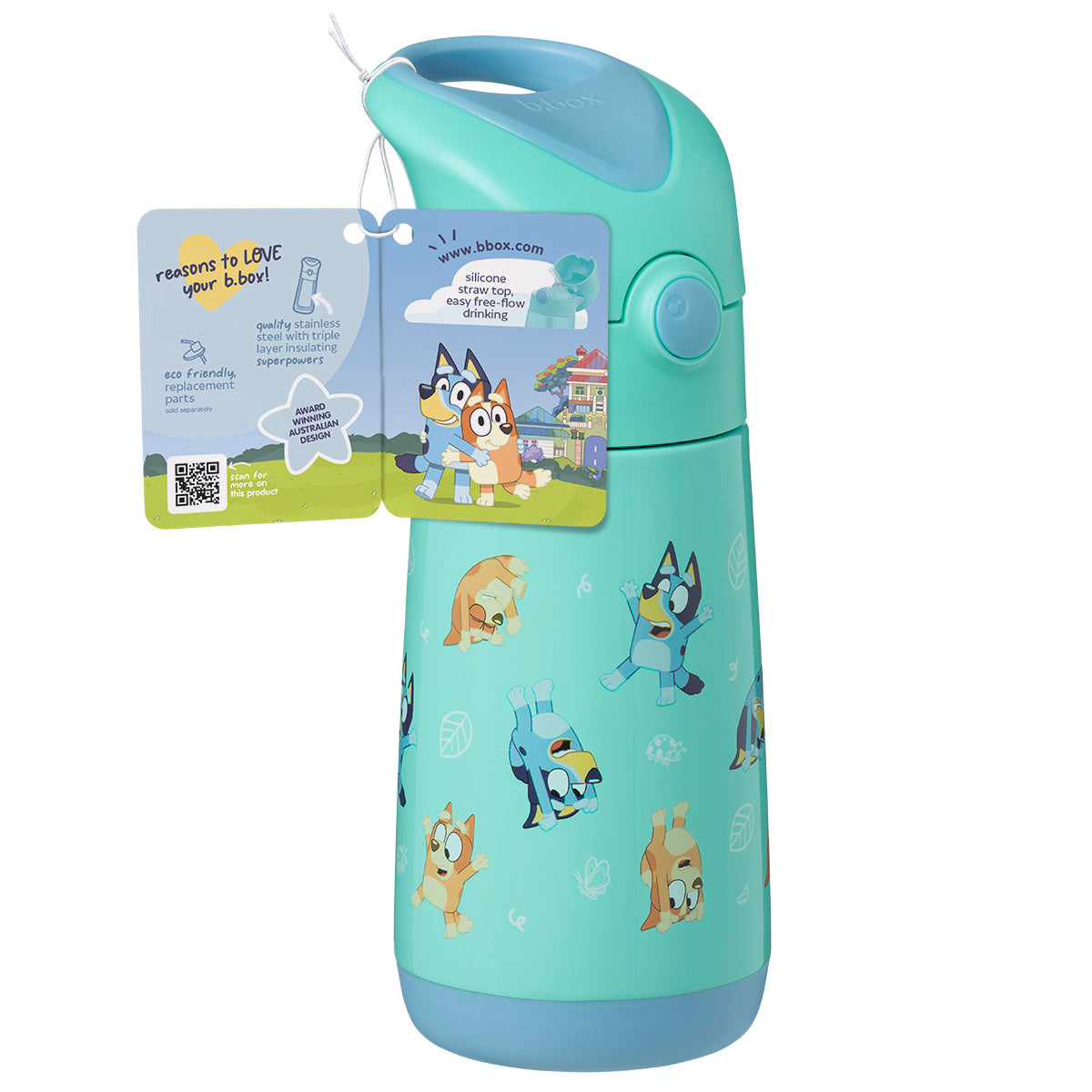 b.box Bluey Playtime 350ml Insulated Drink Bottle