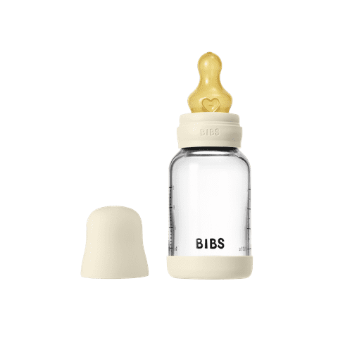 Bibs Glass Bottle v2 120ml - Ivory