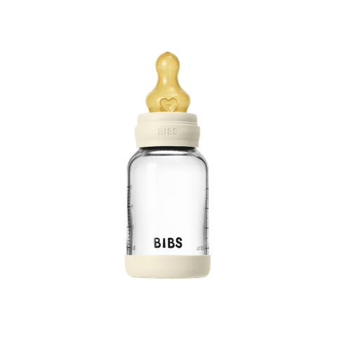 Bibs Glass Bottle v2 120ml - Ivory