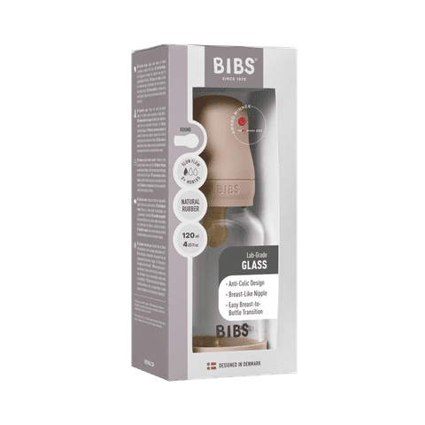 Bibs Glass Bottle v2 120ml - Ivory