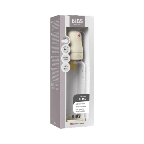Bibs Glass Bottle v2 240ml - Ivory