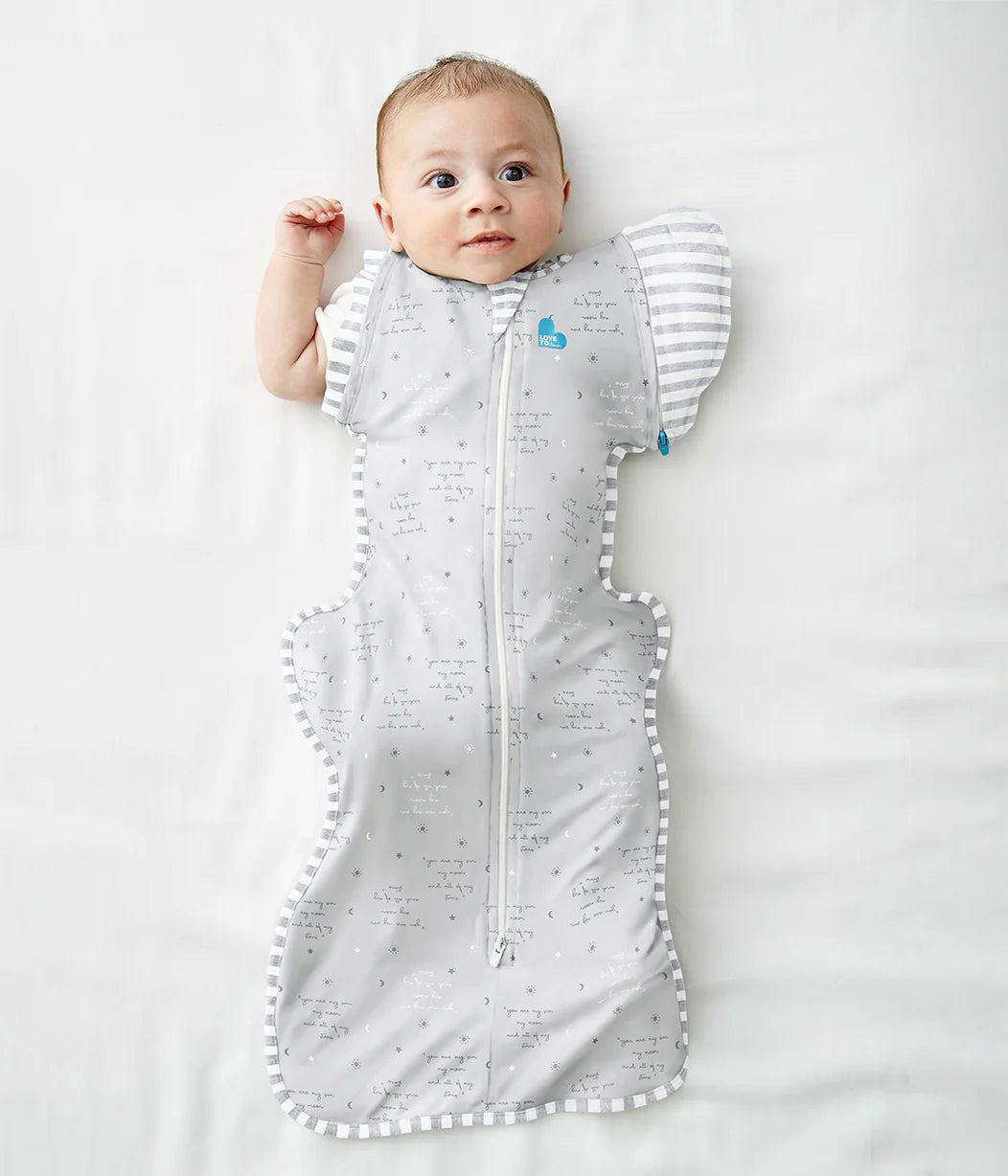 Love To Dream Swaddle Up Transition Bag 0.2 Tog You Are My Grey