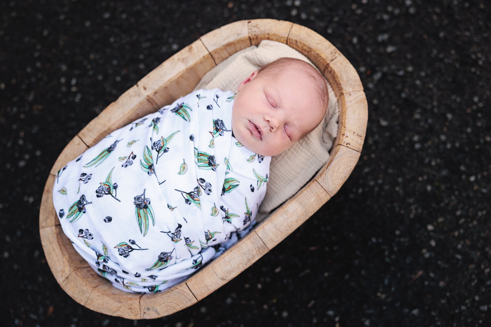 Treehouse Lane Designs Native Gum Bamboo Muslin Wrap