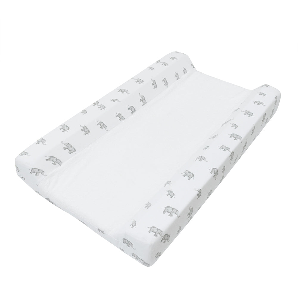 Change Mat Cover And Liner - Watercolour Elephants