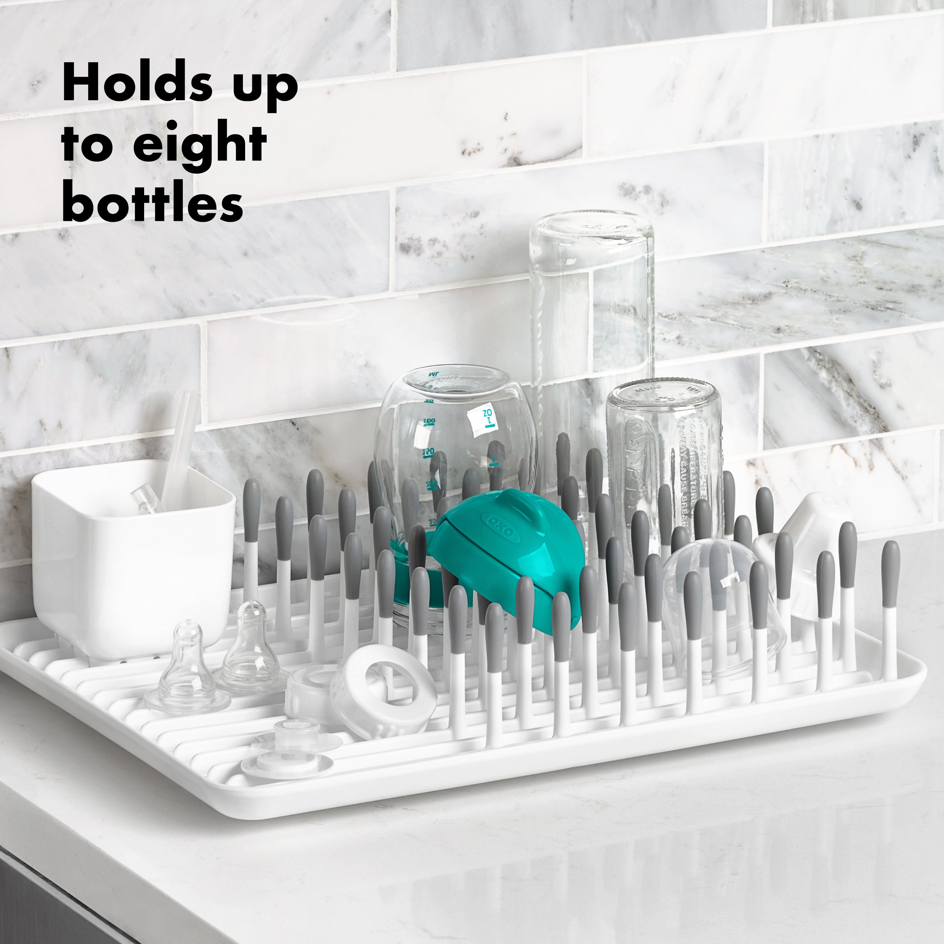 Oxo Tot Bottle Drying Rack - Grey