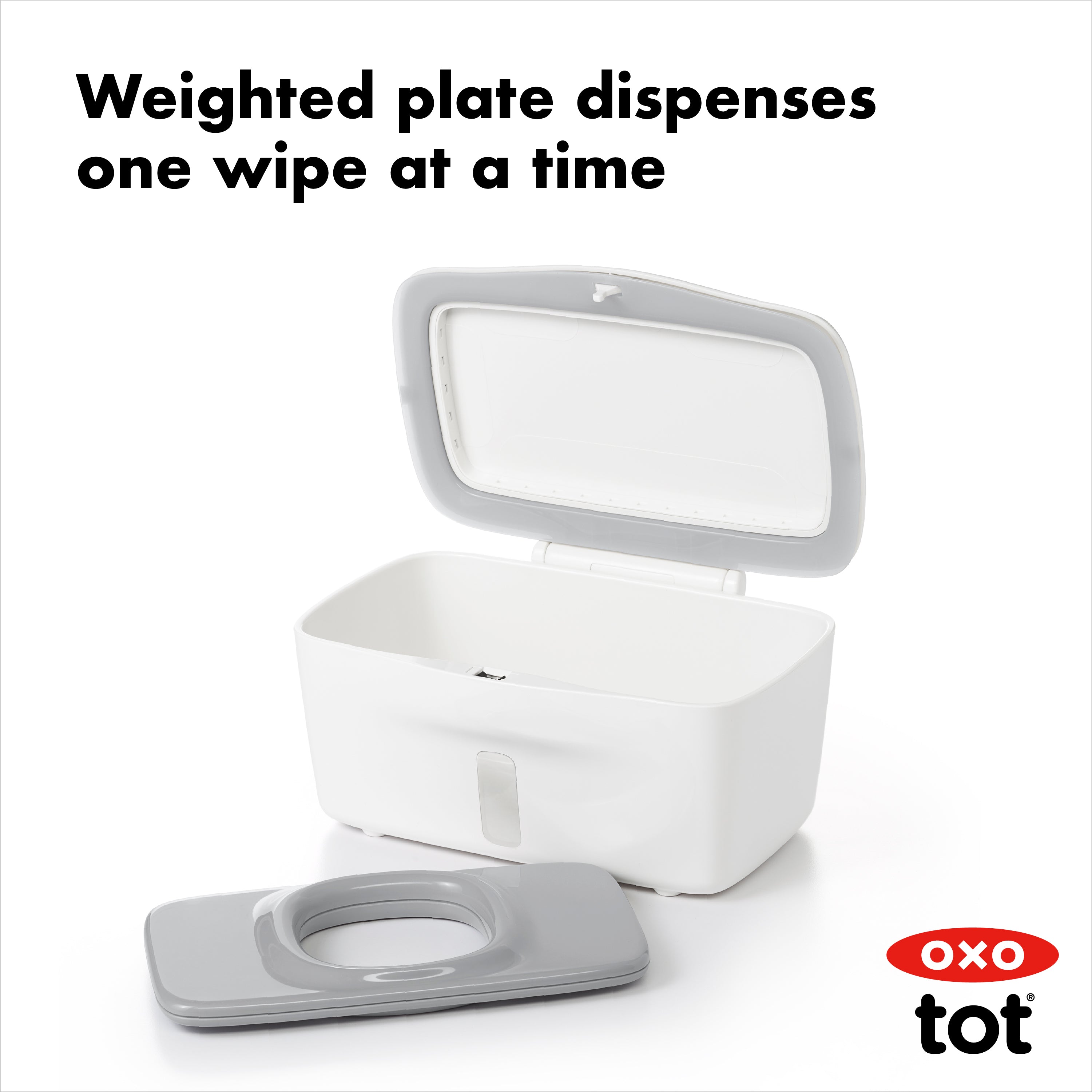 Oxo Tot Perfect Pull Wipes Dispenser - Grey