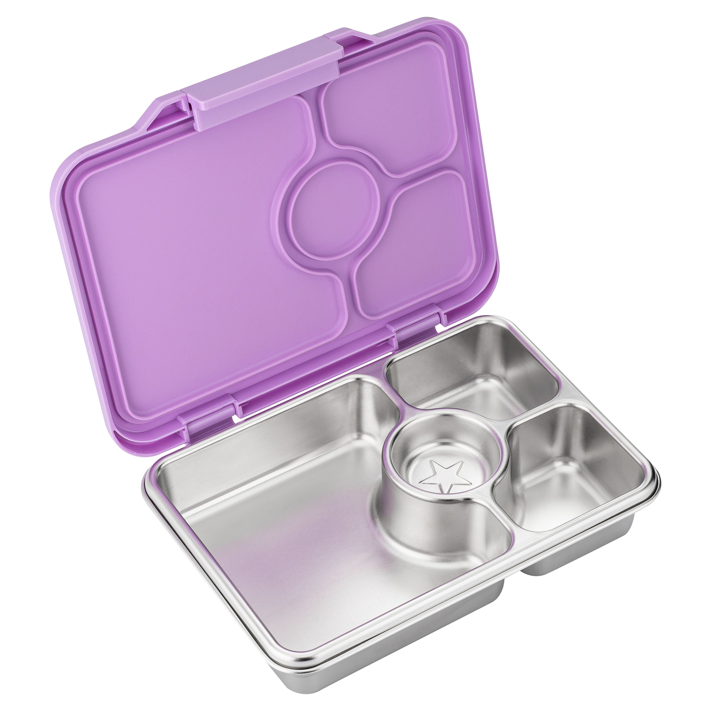 Yumbox Pret Stainless Steel Bento Box 4 Compartments Lavender Purple