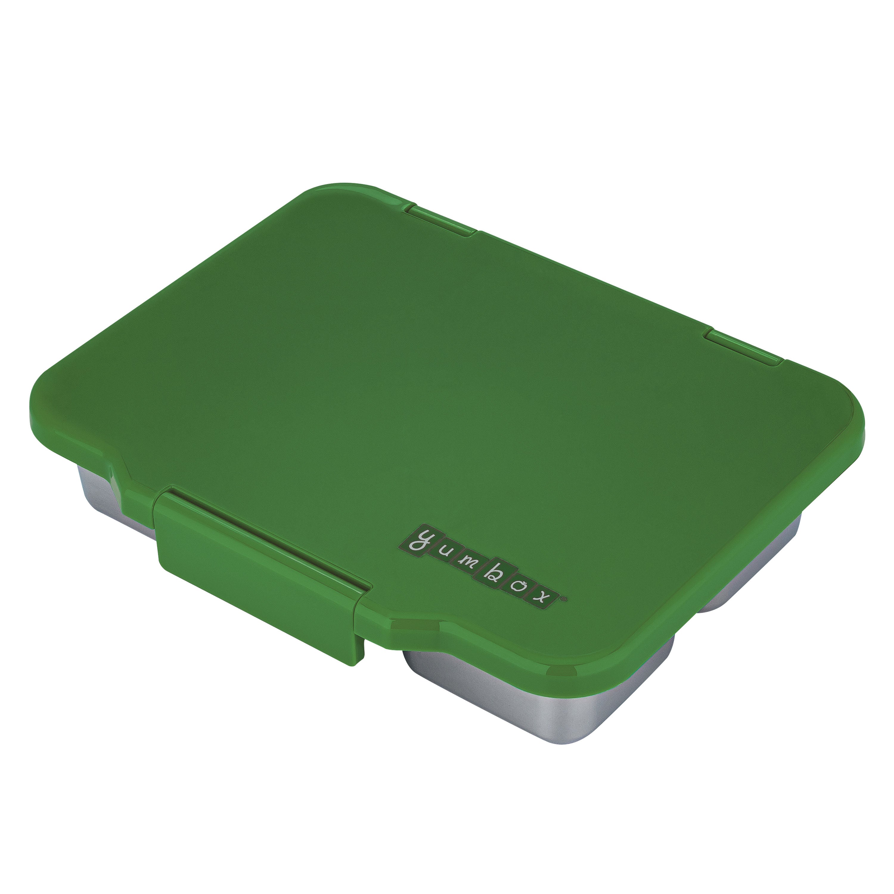 Yumbox Pret Stainless Steel Bento Box 4 Compartments Pomme Green