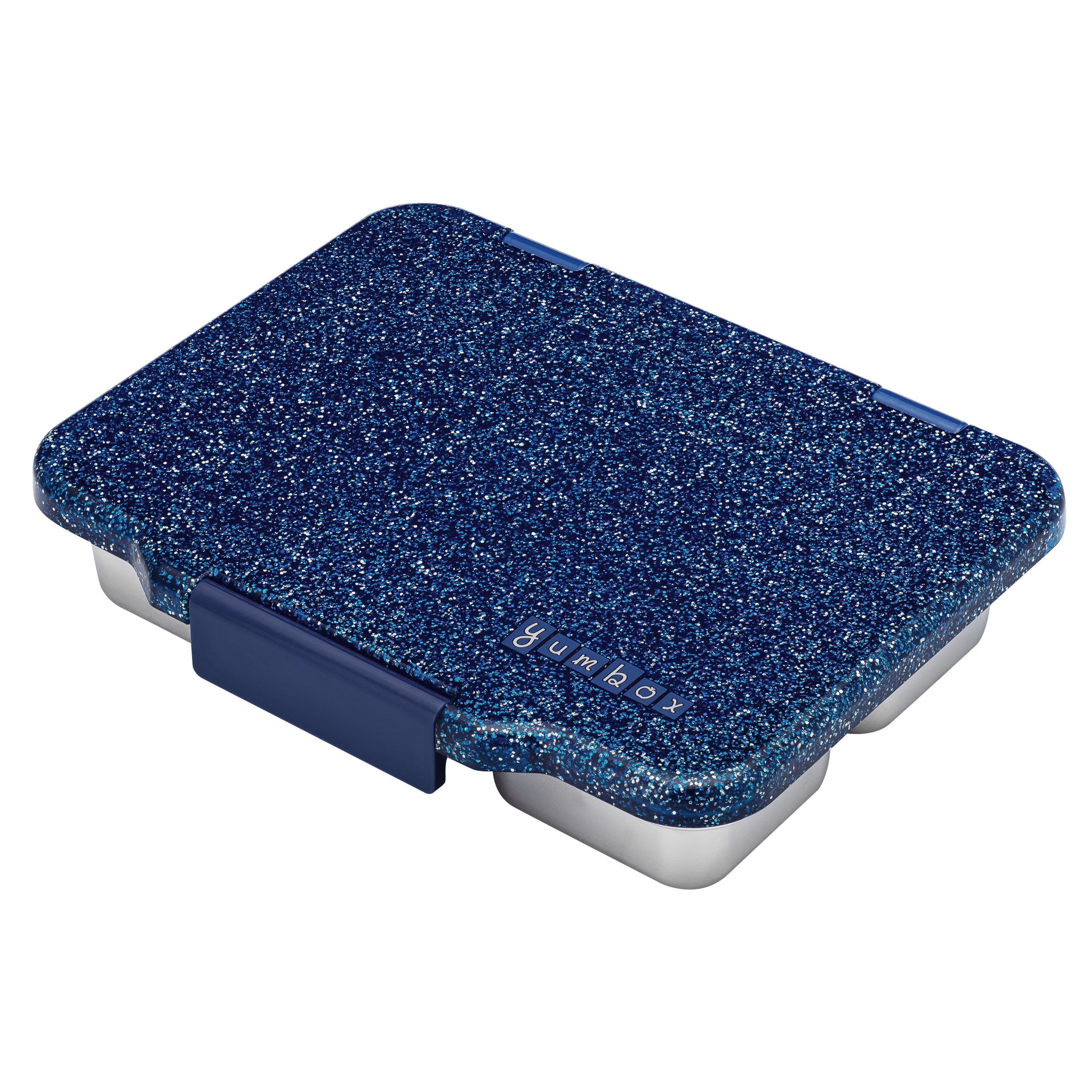 Yumbox Pret Stainless Steel Bento Box 4 Compartments Twilight Glitter Blue