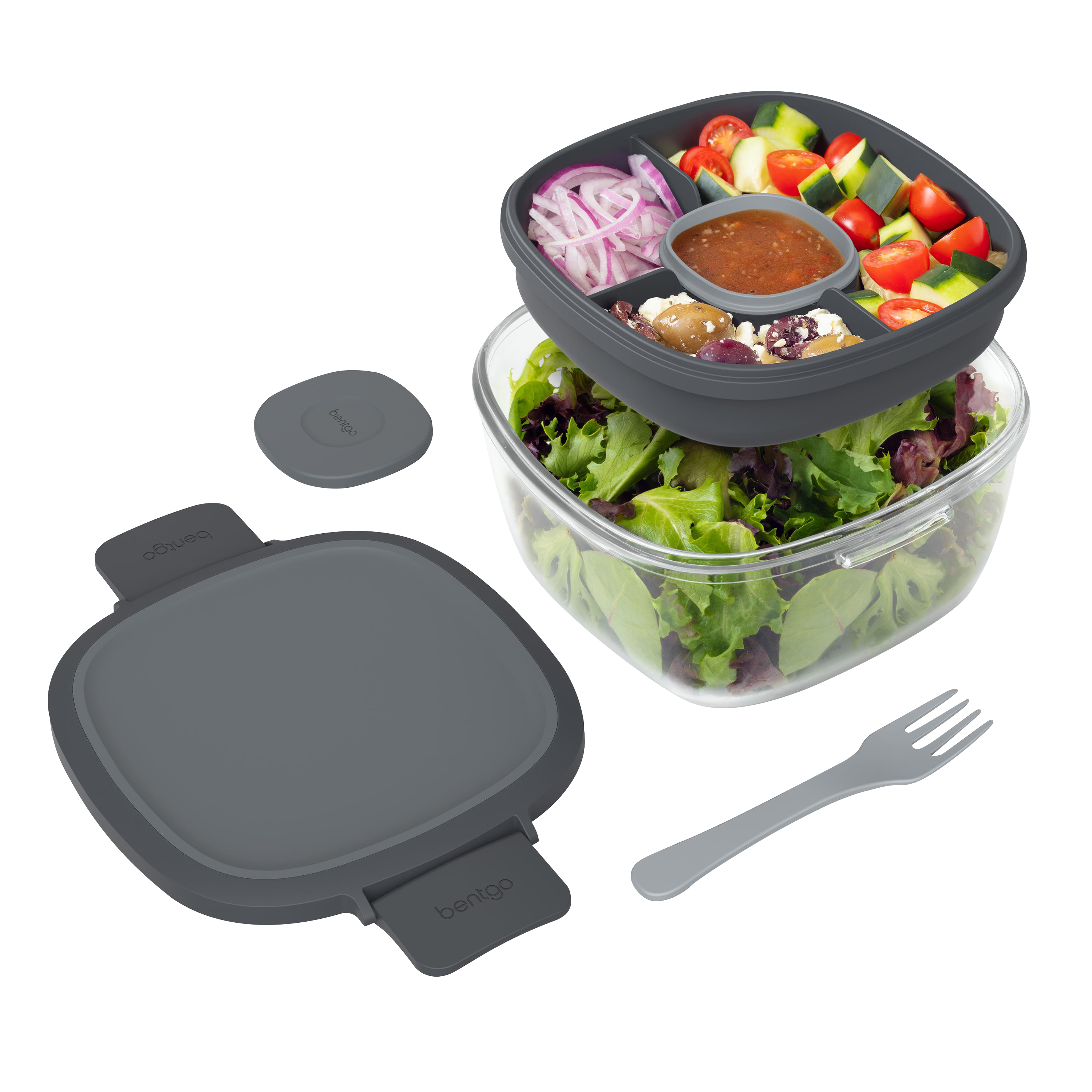 Bentgo All In One Glass Salad Container