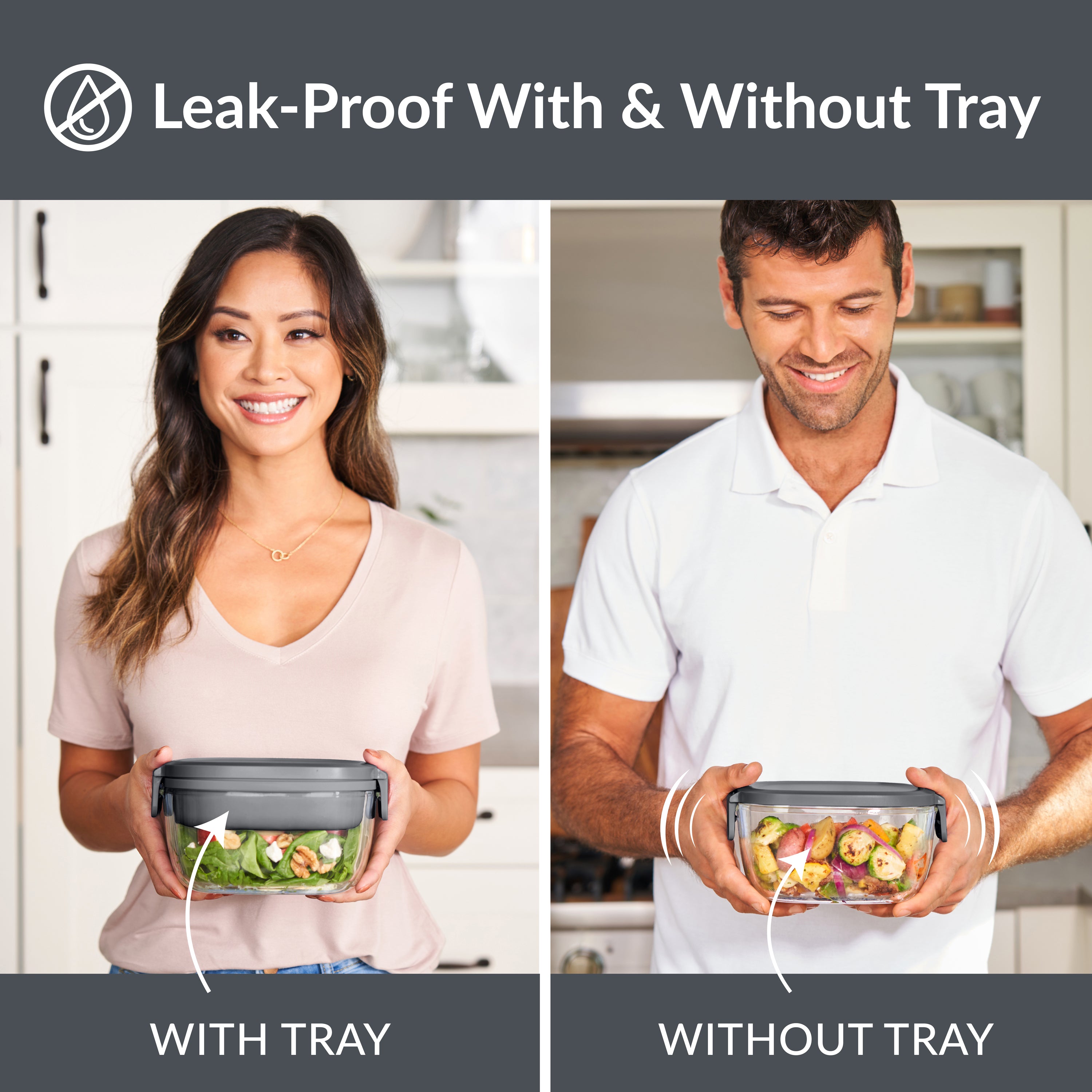 Bentgo All In One Glass Salad Container