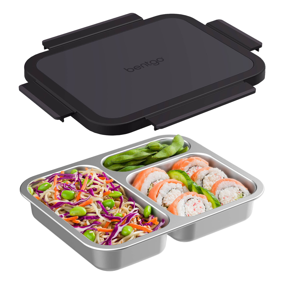 Bentgo Stainless Steel Lunchbox Black