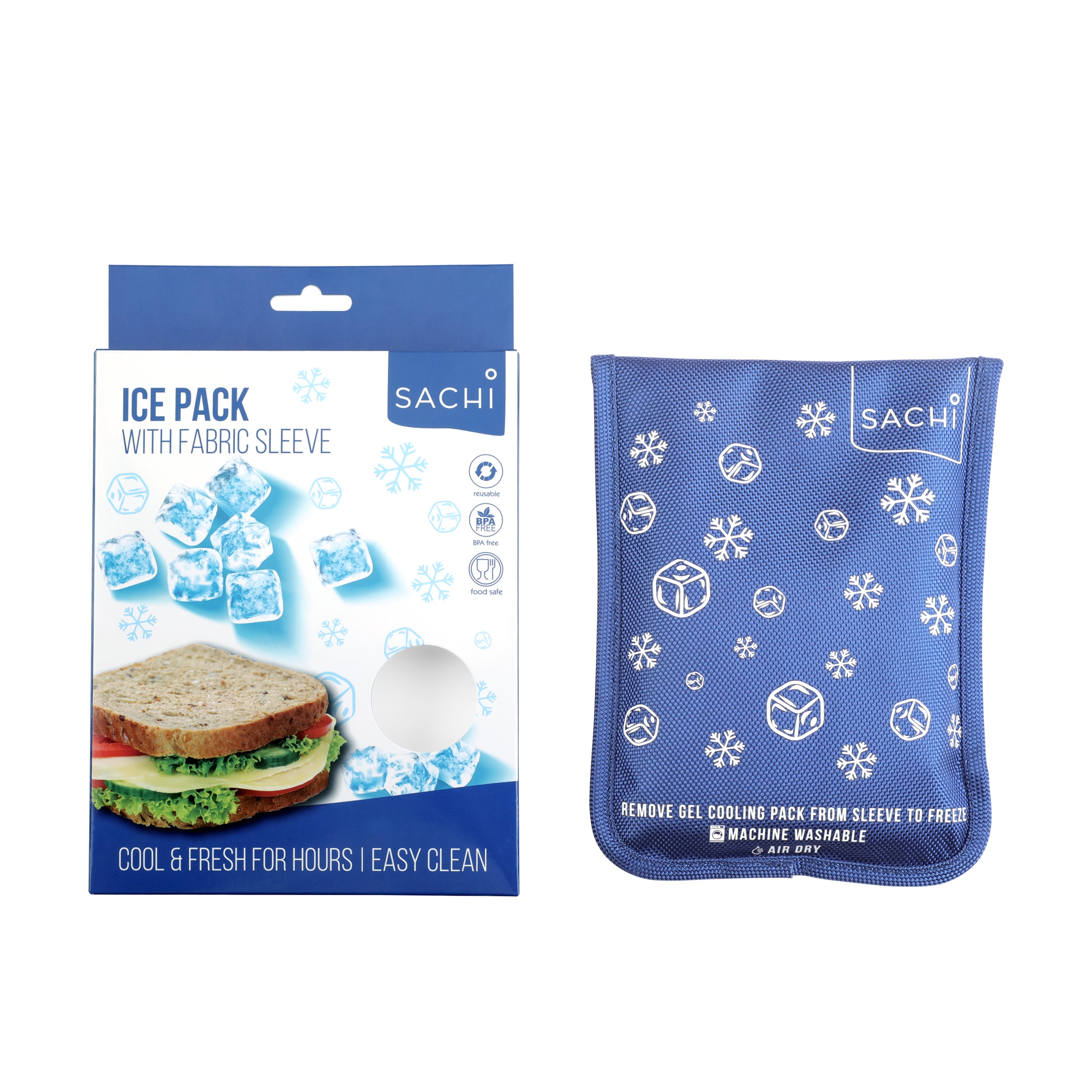 Sachi Gel Ice Pack With Fabric Sleeve - Medium