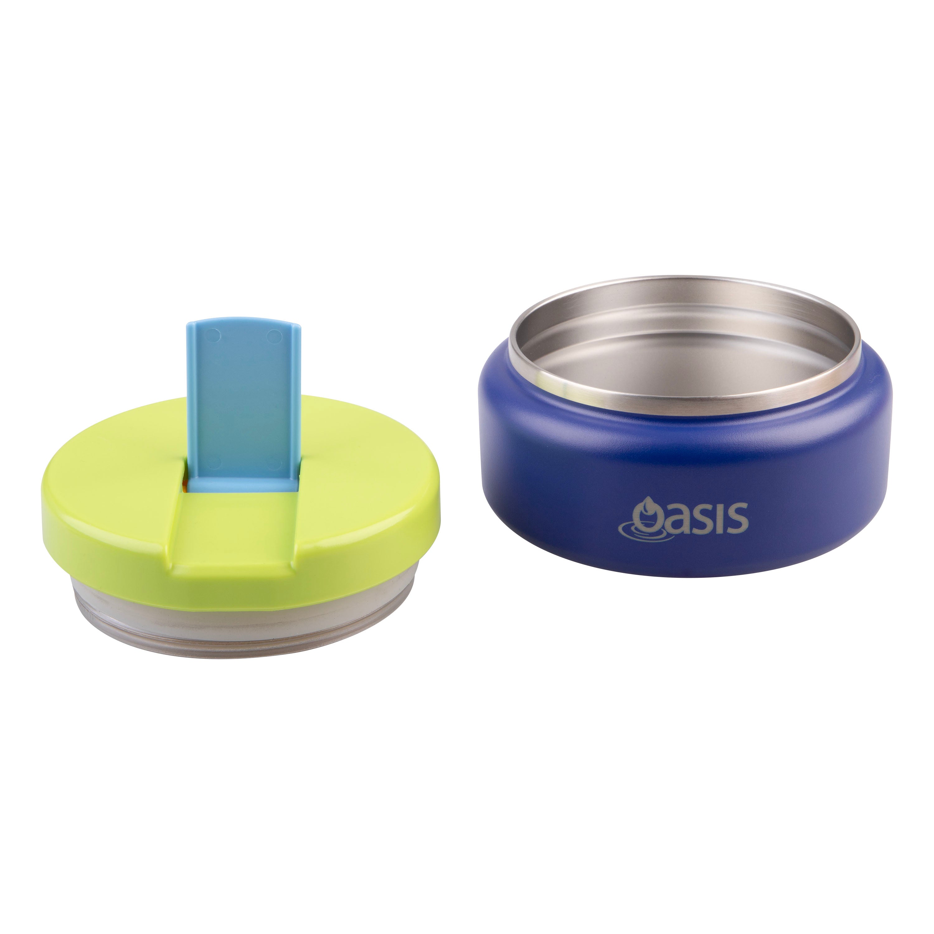 Oasis Stainless Steel Double Wall Insulated Food Flask with Quick Release Lid 230ml
