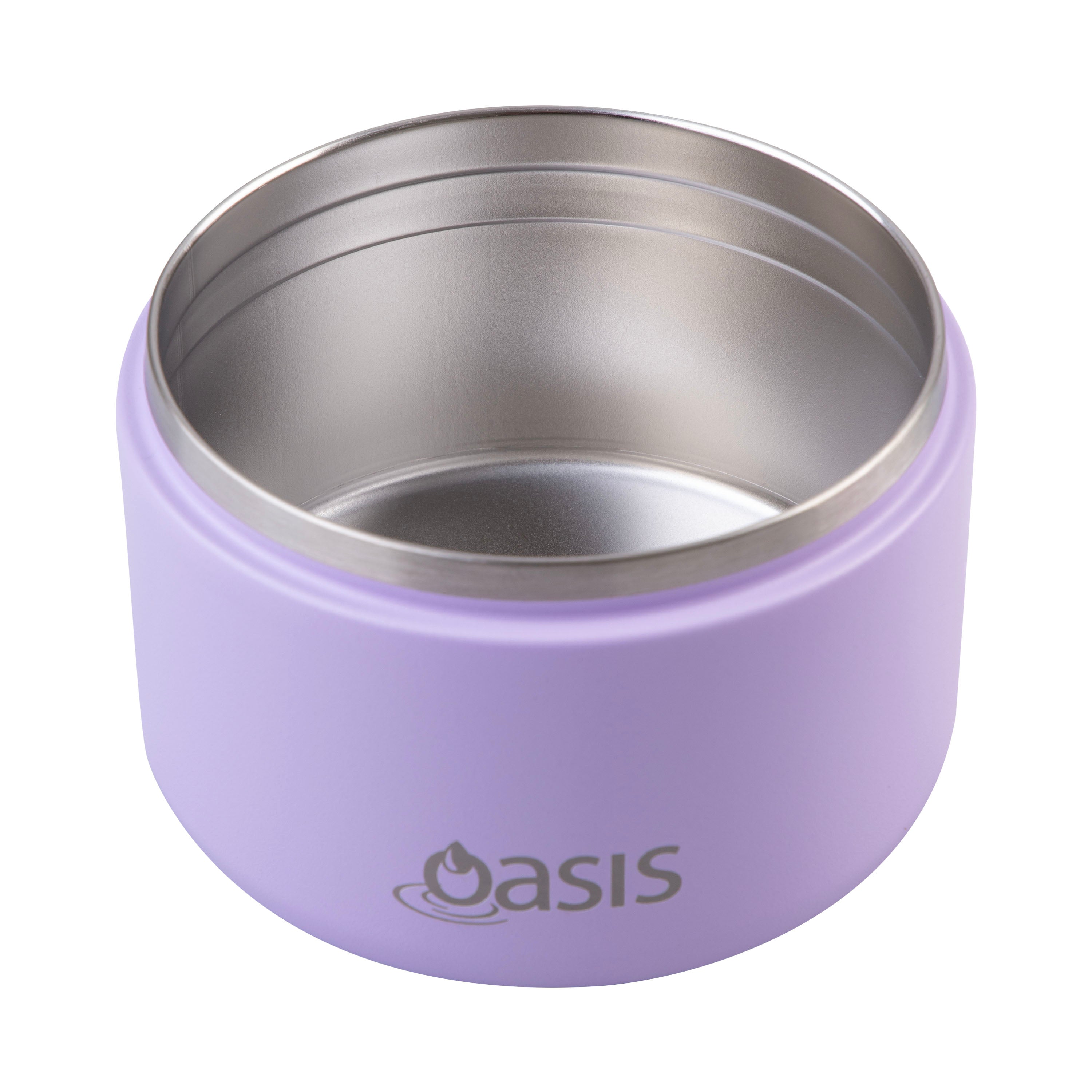 Oasis Stainless Steel Dual Wall Insulated Food Flask with Quick Release Lid 300ml