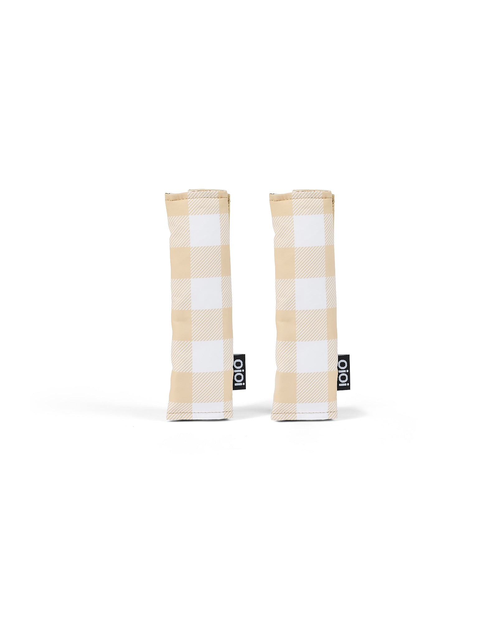 Oioi Reversible Pram Harness Cover Set - Gingham/wildflower