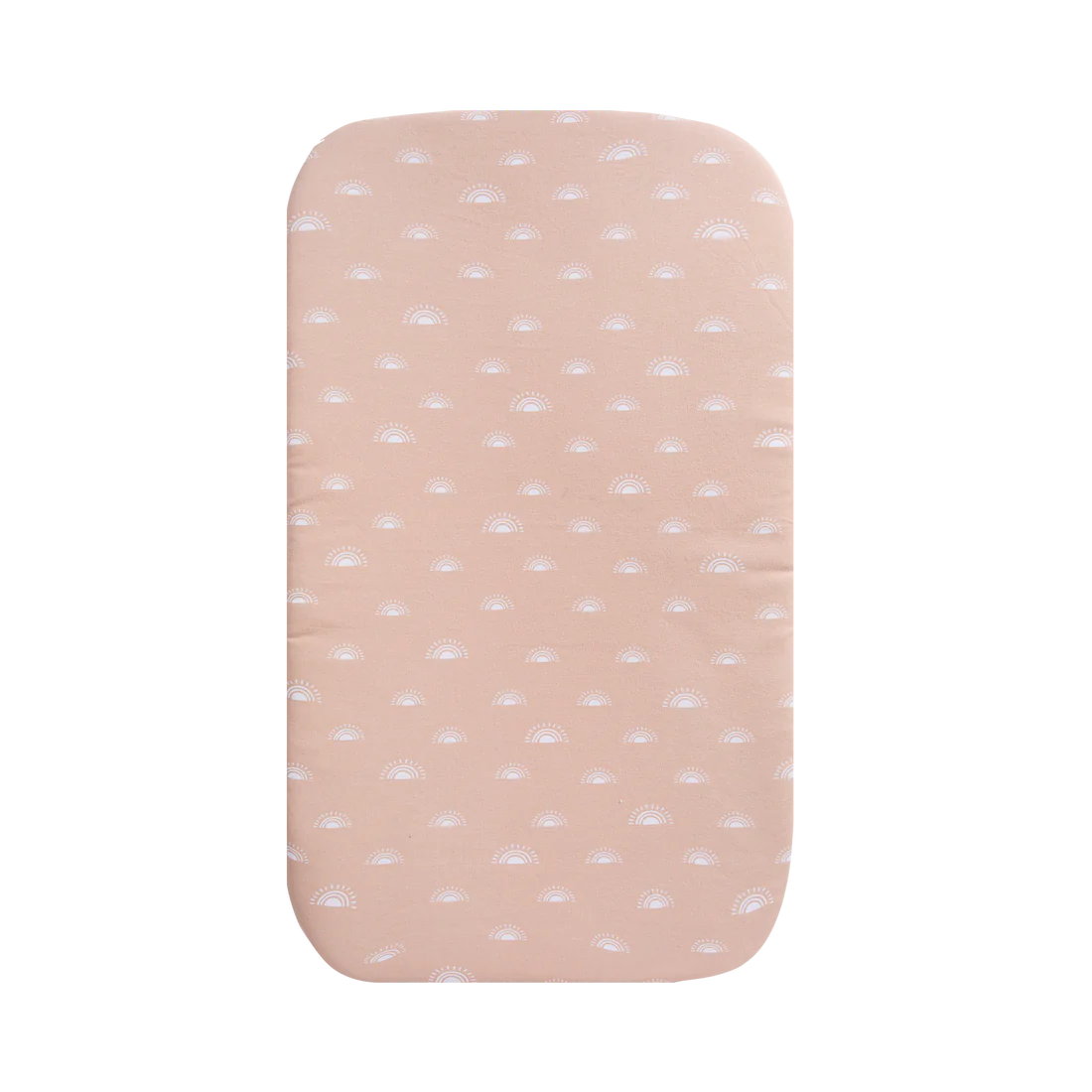 Living Textiles 1pk Bedside Sleeper Fitted Sheet - Dusk Rainbow/bohemian Bliss