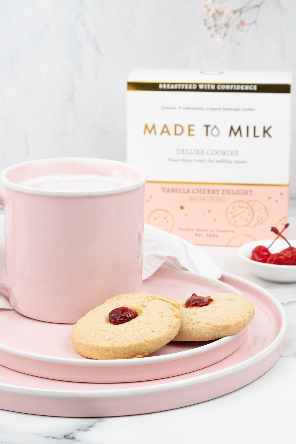 Made To Milk - Vanilla Cherry Delight Cookie