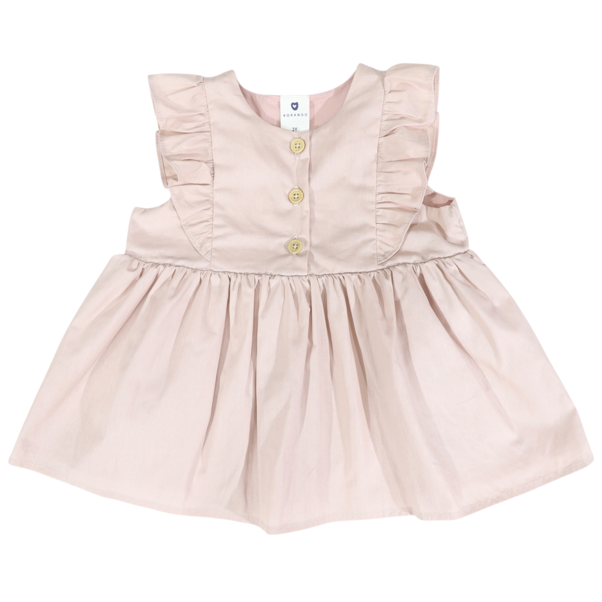 Korango Frill Blouse Dusty Pink