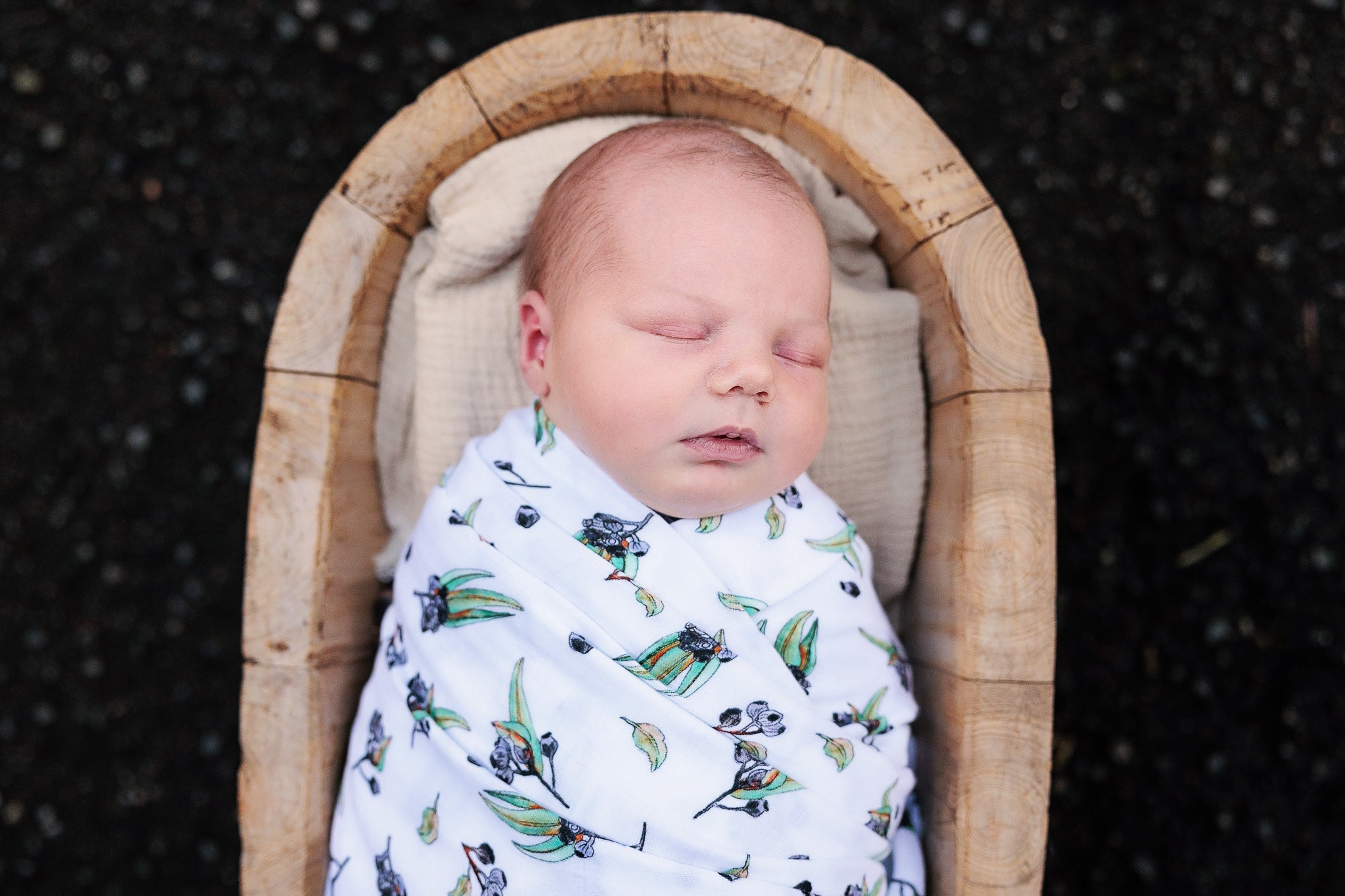 Treehouse Lane Designs Native Gum Bamboo Muslin Wrap