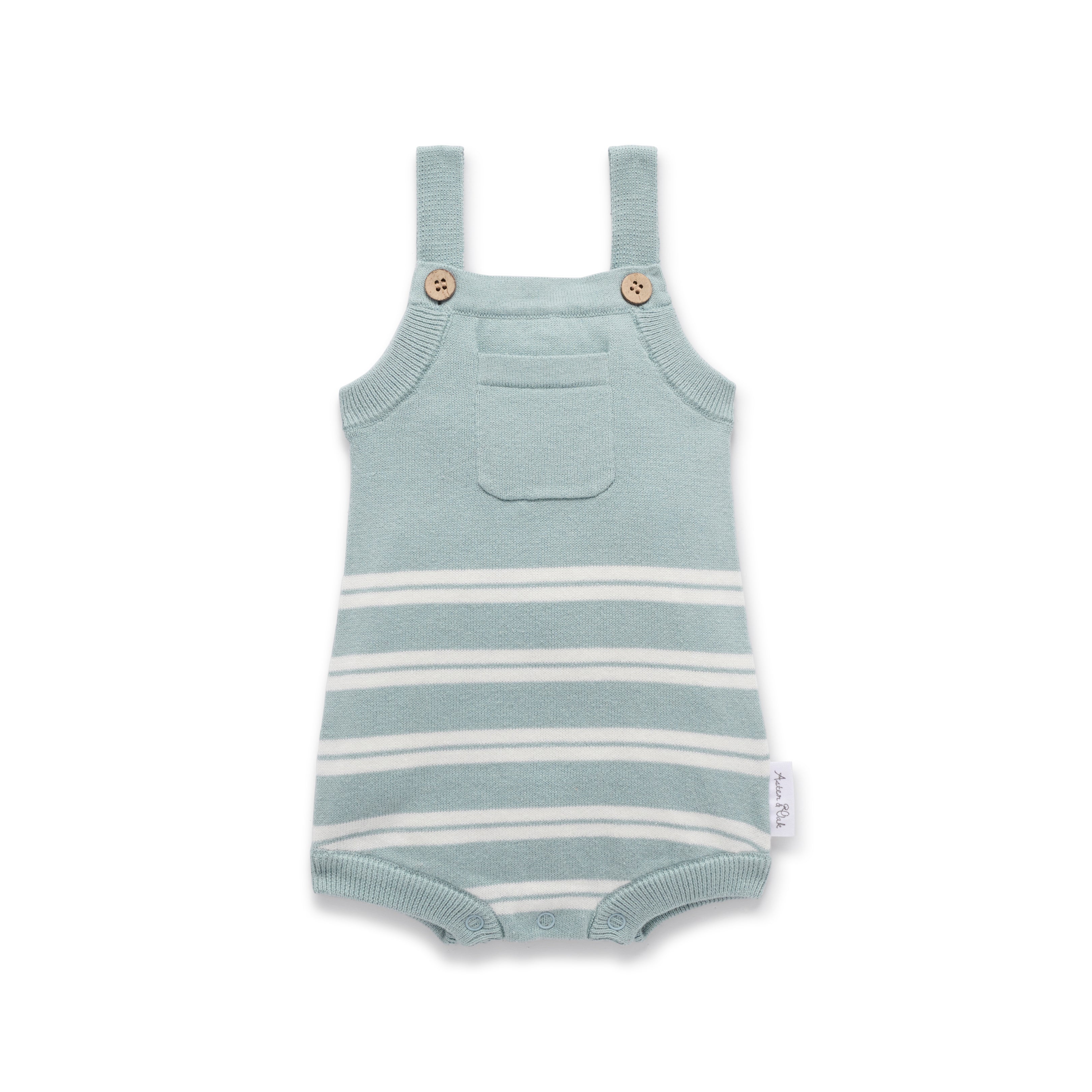 Aster & Oak Eucalyptus Knit Romper